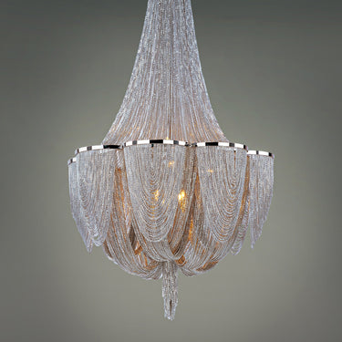 Maxim Lighting Chantilly 10-Light Chandelier Polished Nickel