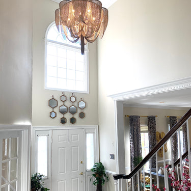 Maxim Lighting Chantilly 12-Light Chandelier Polished Nickel