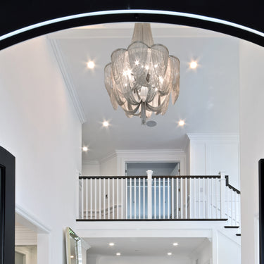 Maxim Lighting Chantilly 14-Light Chandelier Polished Nickel