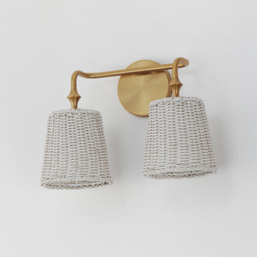 Maxim Lighting Baja 2-Light Sconce Natural Aged Brass