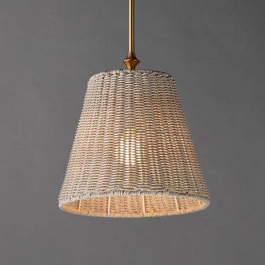 Maxim Lighting Baja 12" Pendant Natural Aged Brass