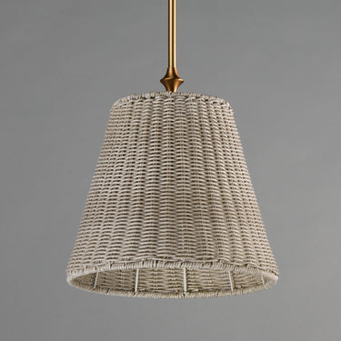 Maxim Lighting Baja 12" Pendant Natural Aged Brass
