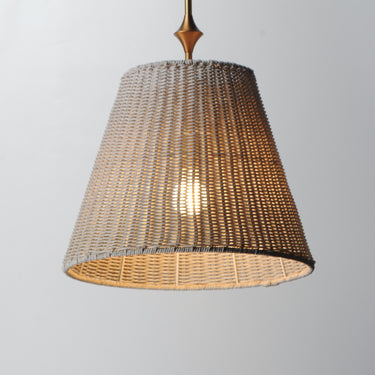 Maxim Lighting Baja 16" Pendant Natural Aged Brass