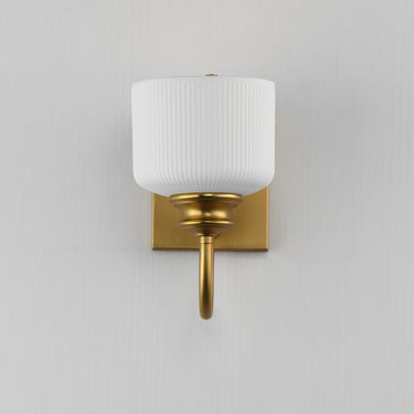 Maxim Lighting Bisque Wall Sconce Natural Aged Brass