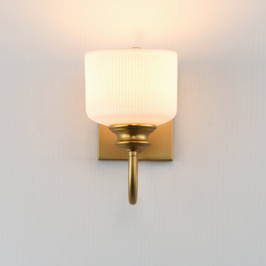 Maxim Lighting Bisque Wall Sconce Natural Aged Brass