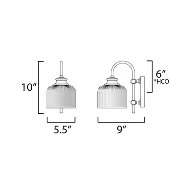 Maxim Lighting Bisque Wall Sconce Natural Aged Brass