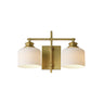 Maxim Lighting Bisque 2-Light Wall Sconce Natural Aged Brass