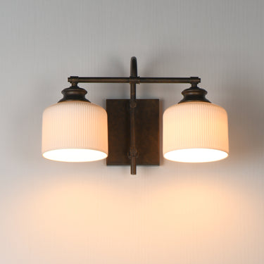 Maxim Lighting Bisque 2-Light Wall Sconce Oil Rubbed Bronze