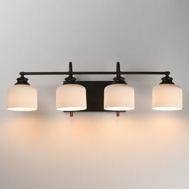 Maxim Lighting Bisque 4-Light Bath Vanity Oil Rubbed Bronze