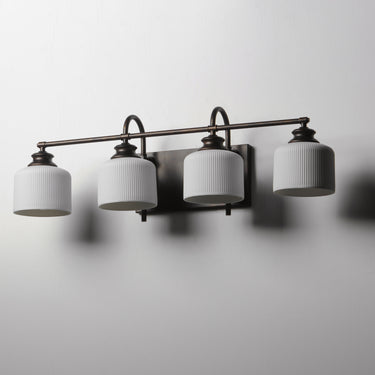 Maxim Lighting Bisque 4-Light Bath Vanity Oil Rubbed Bronze