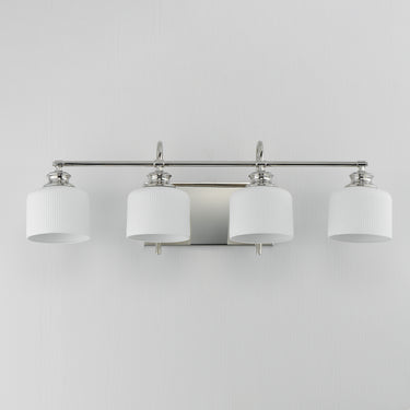 Maxim Lighting Bisque 4-Light Bath Vanity Polished Nickel