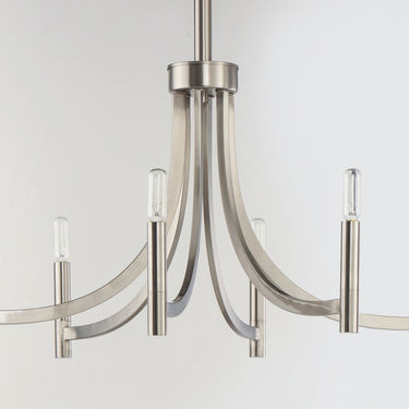 Maxim Lighting Lyndon 6-Light Chandelier Satin Nickel