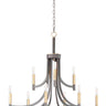 Maxim Lighting Lyndon 9-Light Chandelier Bronze/Antique Brass