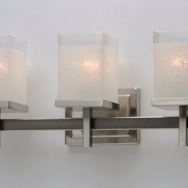 Maxim Lighting Tetra 3-Light Bath Vanity Satin Nickel