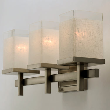 Maxim Lighting Tetra 3-Light Bath Vanity Satin Nickel
