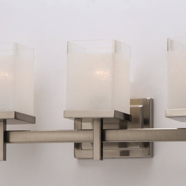 Maxim Lighting Tetra 3-Light Bath Vanity Satin Nickel