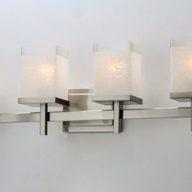 Maxim Lighting Tetra 4-Light Bath Vanity Satin Nickel
