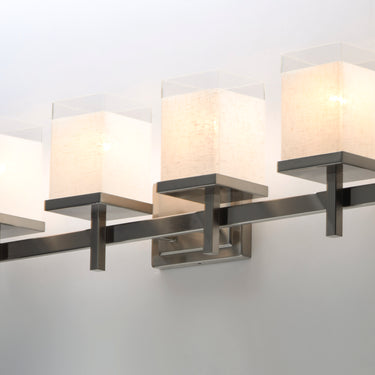 Maxim Lighting Tetra 4-Light Bath Vanity Satin Nickel