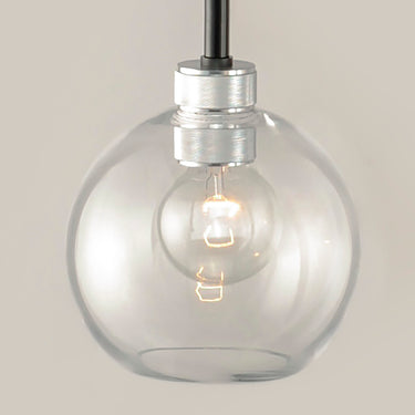 Maxim Lighting Vessel Mini Pendant Black/Brushed Aluminum