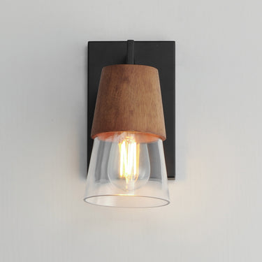 Maxim Lighting Carpenter Bath Vanity Walnut/Black