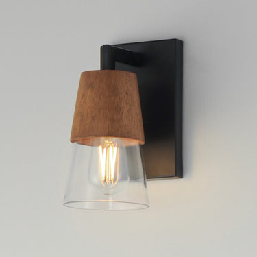 Maxim Lighting Carpenter Bath Vanity Walnut/Black