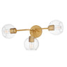 Maxim Lighting Knox 3-Light Bath Vanity Light Natural Aged Brass