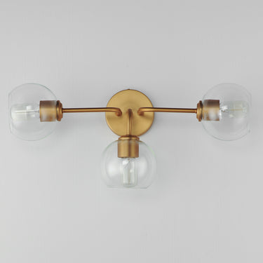 Maxim Lighting Knox 3-Light Bath Vanity Light Natural Aged Brass