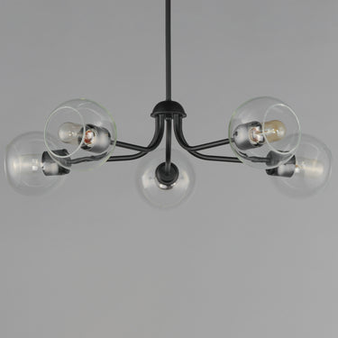 Maxim Lighting Knox 5-Light Globe Chandelier Black