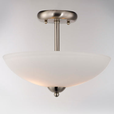 Maxim Lighting Taylor 2-Light Semi-Flush Mount Satin Nickel