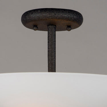 Maxim Lighting Taylor 2-Light Semi-Flush Mount Textured Black