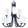 Maxim Lighting Taylor 9-Light Chandelier Textured Black