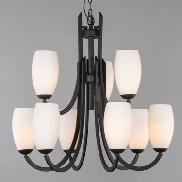 Maxim Lighting Taylor 9-Light Chandelier Textured Black