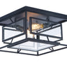 Maxim Lighting Era 2-Light Ceiling Lamp Black
