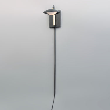 Maxim Lighting Scan LED Pin-Up Wall Sconce Black/Satin Brass