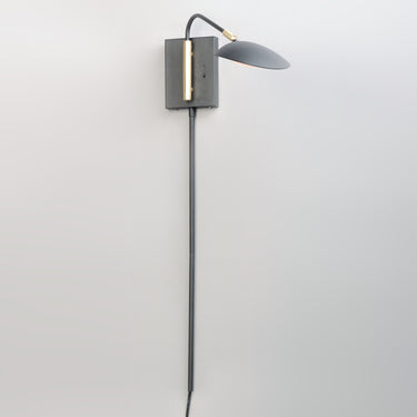 Maxim Lighting Scan LED Pin-Up Wall Sconce Black/Satin Brass