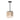 Maxim Lighting Draughtsman 10" Semi Flush Mount Pendant Natural Wood/Charcoal