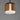 Maxim Lighting Draughtsman 10" Semi Flush Mount Pendant Walnut/Black