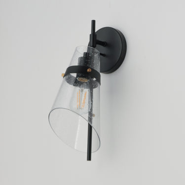 Maxim Lighting Finch Wall Sconce Dark Bronze/Antique Brass