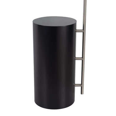 Nova of California Palos Verdes Arc Floor Lamp 82 Dark Brown Brushed Nickel