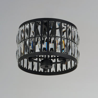 Maxim Lighting Madeline 3-Light Flush Mount Black