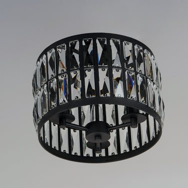 Maxim Lighting Madeline 3-Light Flush Mount Black