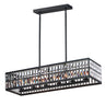 Maxim Lighting Madeline 6-Light Linear Pendant Black