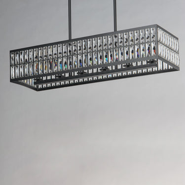 Maxim Lighting Madeline 6-Light Linear Pendant Black