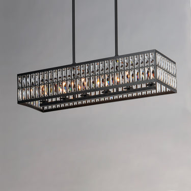 Maxim Lighting Madeline 6-Light Linear Pendant Black