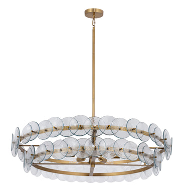 Maxim Lighting Loren 42" Chandelier Weathered Brass