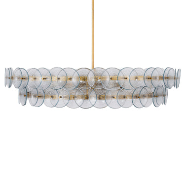 Maxim Lighting Loren 42" Chandelier Weathered Brass