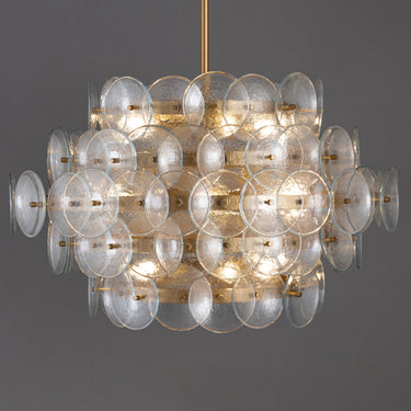 Maxim Lighting Loren 12-Light Chandelier Weathered Brass