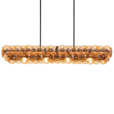 Maxim Lighting Loren 54" Linear Chandelier Gunmetal