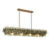 Maxim Lighting Loren 54" Linear Chandelier Weathered Brass
