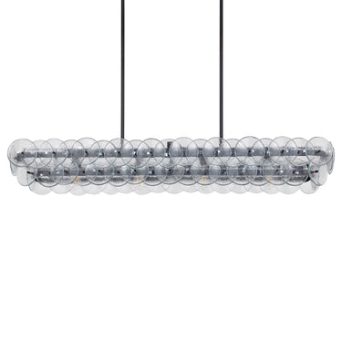 Maxim Lighting Loren 54" Linear Chandelier Gunmetal